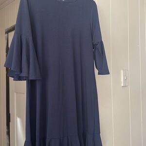 LuLaRoe Navy Blue Mini Dress